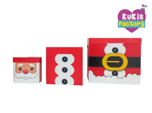 SET 3 CAJAS SANTA CLAUS