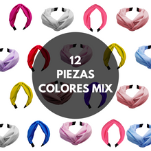 Cargar imagen en el visor de la galería, DIADEMA TWIST FIESTA (12 PZ)
