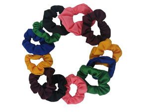 SCRUNCHIE COLORES FIESTA (12 PZ)