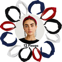 Cargar imagen en el visor de la galería, DIADEMA TURBANTE ESCOLAR (12 PZ)
