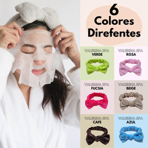 VALERINA SPA CON MOÑO COLORES LISOS (12PZ)