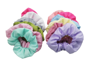 SCRUNCHIE COLORES PASTEL (12 PZ)