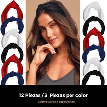 Cargar imagen en el visor de la galería, DIADEMA TURBANTE ESCOLAR (12 PZ)
