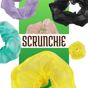 SCRUNCHIES ORGANZA (12PZ)