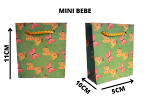 BOLSA KRAFT MINI VERTICAL BEBE  10 CM X 11 CM