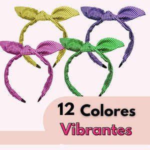 DIADEMA MASCOTIN CON OREJAS (12 pz)