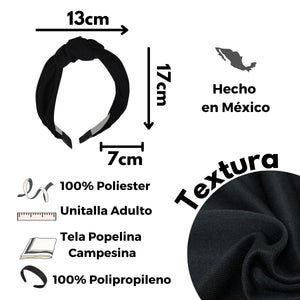 DIADEMA TURBANTE ESCOLAR (12 PZ)