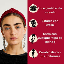 Cargar imagen en el visor de la galería, DIADEMA TURBANTE ESCOLAR (12 PZ)
