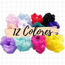 Cargar imagen en el visor de la galería, SCRUNCHIES ORGANZA (12PZ)
