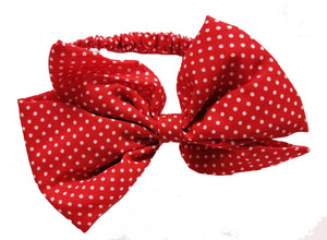 VALERINA MOÑO JUMBO ADULTO COLORES POLKA DOT (12 PZ)