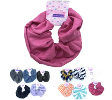 Cargar imagen en el visor de la galería, SCRUNCHIE JUMBO ESTAMPADA MIX (12 PZ)
