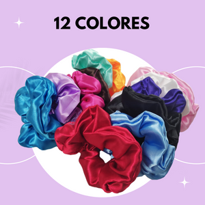 SCRUNCHIES METALICA (12PZ)