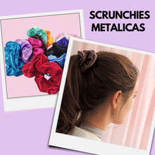 Cargar imagen en el visor de la galería, SCRUNCHIES METALICA (12PZ)
