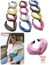 Cargar imagen en el visor de la galería, DIADEMA TWIST PASTEL (12 PZ)
