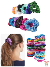 Cargar imagen en el visor de la galería, SCRUNCHIES METALICA (12PZ)
