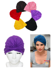 Cargar imagen en el visor de la galería, GORRO TURBANTE  ADULTO PREMIUM (12PZ)
