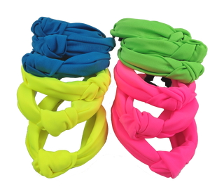 DIADEMA TURBANTE NEON (12 PZ)