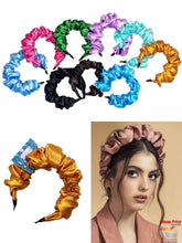 Cargar imagen en el visor de la galería, DIADEMA SCRUNCHIE METÉLICA GRUESA (12PZ)
