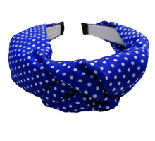 Cargar imagen en el visor de la galería, DIADEMA TURBANTE POLKA DOT (12 PZ)
