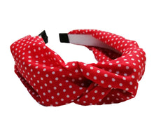 Cargar imagen en el visor de la galería, DIADEMA TURBANTE POLKA DOT (12 PZ)
