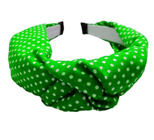 Cargar imagen en el visor de la galería, DIADEMA TURBANTE POLKA DOT (12 PZ)
