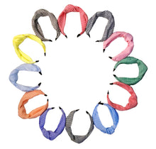 Cargar imagen en el visor de la galería, DIADEMA TURBANTE RAYAS (12 PZ)
