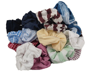 SCRUNCHIE JUMBO ESTAMPADA MIX (12 PZ)