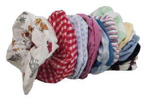 SCRUNCHIE JUMBO ESTAMPADA MIX (12 PZ)