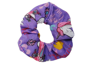 SCRUNCHIE ESTAMPADO UNICORNIO (12 PZ)