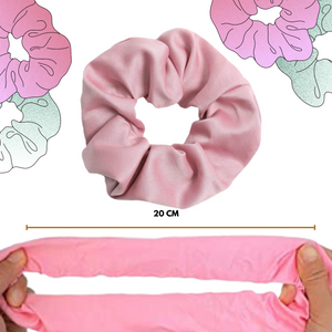 SCRUNCHIE COLORES PASTEL (12 PZ)