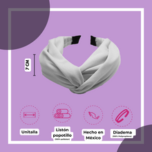 Cargar imagen en el visor de la galería, DIADEMA TWIST PASTEL (12 PZ)
