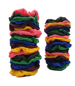 SCRUNCHIE COLORES FIESTA (12 PZ)