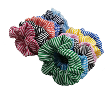 Cargar imagen en el visor de la galería, SCRUNCHIE RAYAS (12 PZ)
