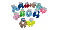 Cargar imagen en el visor de la galería, SCRUNCHIES CON MOÑO COLORES LISOS (12PZ)
