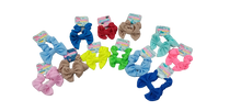 Cargar imagen en el visor de la galería, SCRUNCHIES CON MOÑO COLORES LISOS (12PZ)
