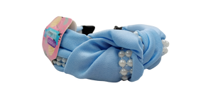 DIADEMA TURBANTE PASTEL CON PERLAS (12PZ)