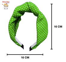 Cargar imagen en el visor de la galería, DIADEMA TURBANTE POLKA DOT (12 PZ)
