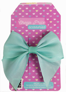 MOÑO DE LISTON ROXY PASTEL 9CM X 8CM (12 PZ)