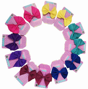 MOÑO DE LISTON ROXY FIESTA 9CM X 8CM (12 PZ)