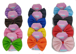 MOÑO 14CMX10CM POLKA DOT (12 PZ)