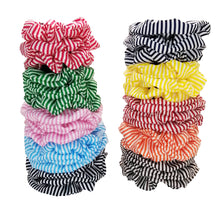 Cargar imagen en el visor de la galería, SCRUNCHIE RAYAS (12 PZ)
