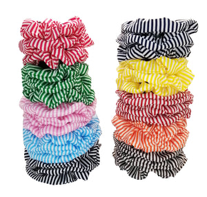 SCRUNCHIE RAYAS (12 PZ)