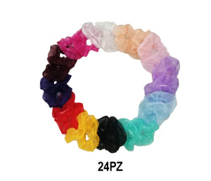 SCRUNCHIES JUMBO ORGANZA (12PZ)