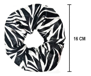 SCRUNCHIE JUMBO ESTAMPADA MIX (12 PZ)