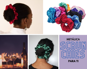 SCRUNCHIES METALICA (12PZ)