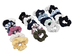 SCRUNCHIES COLORES MIX (12PZ)