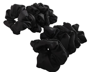 SCRUNCHIES NEGRO (12PZ)