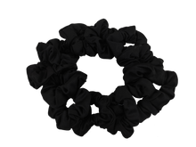 Cargar imagen en el visor de la galería, SCRUNCHIES NEGRO (12PZ)
