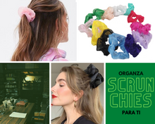 Cargar imagen en el visor de la galería, SCRUNCHIES ORGANZA (12PZ)
