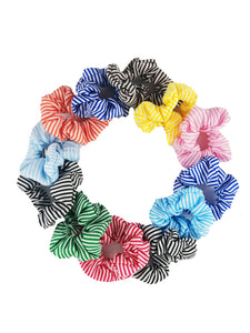 SCRUNCHIE RAYAS (12 PZ)